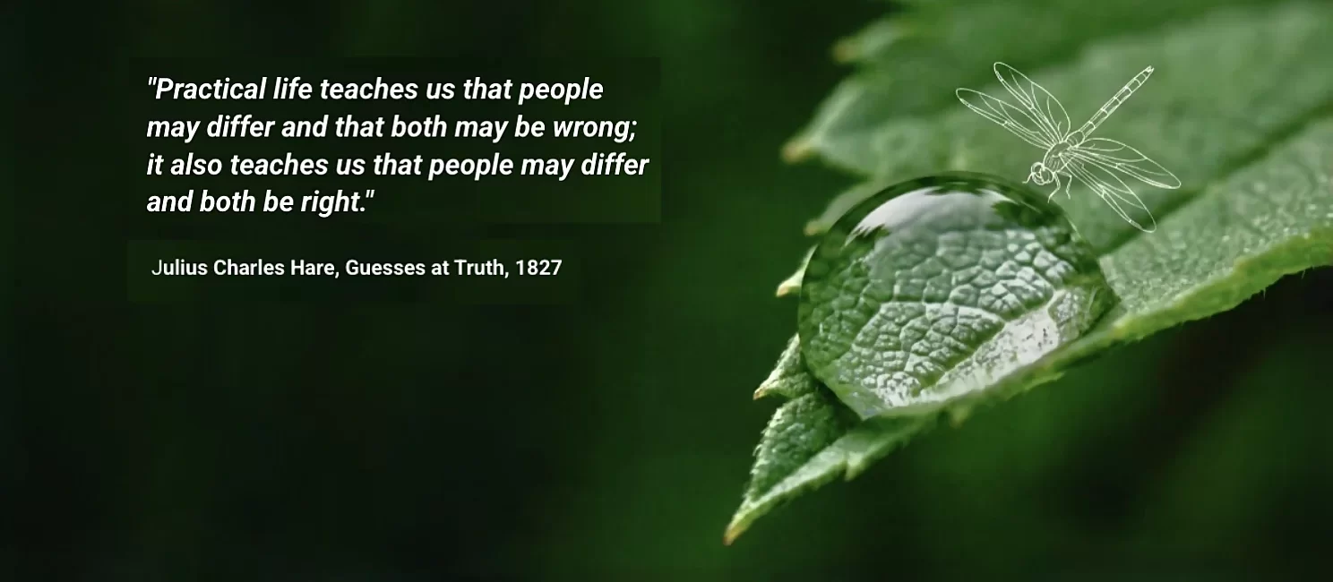 Val Fraser | AdaptaWiZ | Favourite quote by Julies Charles Hare - Guesses at truth - 1827